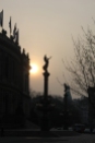 On the way to the Charles Bridge in the morning