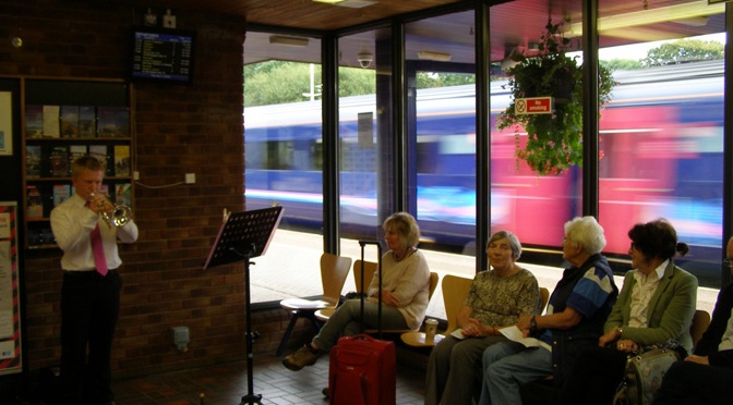 Jeremy Pound On Two Moors Festival Train Station Concerts